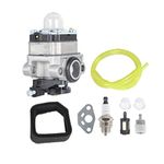 Silscvtt 07160001 Carburetor Replacement for Troy Bilt TB516EC Edger 29cc 4 Stroke 753-06258A 316299372 316773800 316791960 316711930 Trimmer Engines