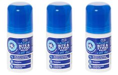 Dr J's BITE & Sting Relief Roll On with Witch Hazel & Aloe Vera, 3 x 50 ml