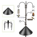 Urban Deco Bird Feeding Station with Squirrel Baffle Heavy Duty Hanging Feeder Station Kit