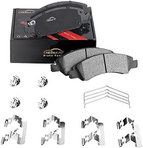 Premium Disc Brake Pads, 4 Pcs Front Disc Brake Pads Compatible for 2008-2009 LaCrosse, 2006-2011 Lucerne, 2006-2011 Cadillac DTS, 2006-2015 Impala, 2014-2016 Impala Limited, 2006-2007 Monte Carlo