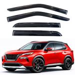 KPY Rain Guards Fit for 2021-2026 Nissan Rogue, Out-Channel Window Visors Vent Wind Deflectors 4PC, Car Accessories for 21-26 Rogue (Excludes Sport & Select)