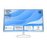 HP Series 5 31.5" FHD Monitor (532sf) - 100Hz Refresh Rate, 3000:1 CR, 99 percent sRGB Colour & 300 Nits - HDMI & VGA Ports - Low-Blue Light, Ergonomically Adjustable,WWCB Certified - Responsibly Made