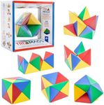 Tri-Mags Magnetic Puzzle Toy, 24 Piece STEM Learning Toy