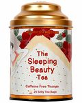 Sancha Tea Boutique, Sleeping Beauty Tea, Sleep Tea, Bedtime Tea, Caffeine Free Herbal Tea, 25 Pyramid Tea Bags, Real Vanilla, Lavender Flowers,