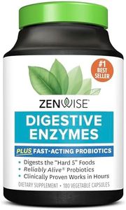 Zenwise Health Digestive Enzymes for Gut Health - Probiotic Multi Enzymes with Prebiotics and Probiotics for Women and Men for Digestive Health and Bloating Relief, Daily Enzymes for Digestion -180 CT