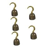 Cabilock 5pcs Golden Pirate Hook Ki