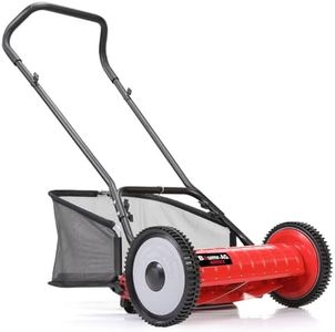 Baumr-AG 400MX 16" Manual Reel Push Lawn Mower, w/Catcher, 5 Height Settings