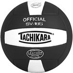 Tachikara Institutional Quality Composite Volleyball, Black/White
