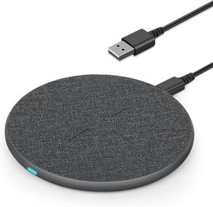Wireless Charger for iPhone 16/15/14/13/12/11/Pro Max/XR/X/8 Plus, Qi-Certified - 15W Max Fast Wireless Charging Pad for Samsung Galaxy S24/S23/S22/S21/S20, Huawei P30 Pro/Mate RS and Other Qi Phones