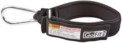 GoFit Adjustable Neoprene Ankle Strap - Black Extreme Tube/Band