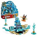 LEGO 71778 NINJAGO Nya's Dragon Power Spinjitzu Drift Set, Collectible Ninja Spinning Toys for Kids 6 Plus Years Old to Perform Tricks, with Nya Minifigure, Small Gift Idea