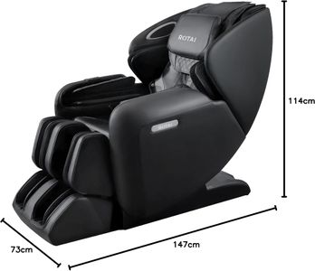 ROTAI Massage Chair – Full Body Recliner, Black