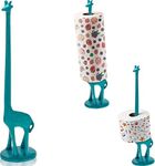 Giraffe Paper Towel Holder for Kitchen or Decorative Toilet Paper Stand for Bathroom - Unique Antique, Vintage, Whimsical Animal Design Roll Dispenser for Home Decor