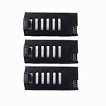 ZYGY 3PCS 3.7V 500mAh lithium battery for LF606 JD-16 D2 SG800 S606 M9 M11 X300C Folding quadcopter accessories rc drone battery