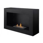 Ethanol Fireplace - Freestanding Black Ventless - IGNIS Spectra