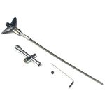 ZDingTech RC Boat Flex Shaft with propellers UDI005-09 for UDI Arrow RC Boat Parts,Flex Shaft Prop Steel Rope Parts for UDIRC 5 005 UDI005 UDI022 RC Boat.1pcs