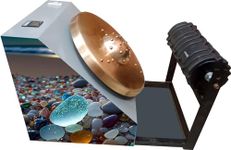 Bronze Rotating Kansya Thali Massage Machine Foot and body Relaxing 90 W (with Remote) ACUPRESSURE POINTS 8 ON THALI / 15 VATI (GRAY)