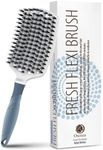 Detangling Brush – Ceramic Paddle Detangler for Curly, Thick and Straight Hair, Vented Drying Brush – Dry and Wet Ionic Hair Brush Quickly Detangles and Smooths by Osensia (Boar Bristle)