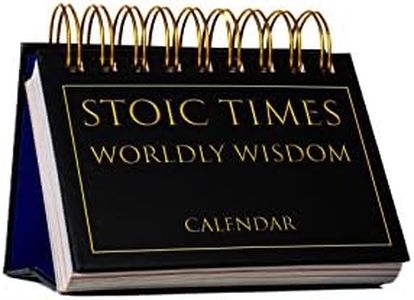 Stoic Quotes Daily Flip Calendar Perpetual 365 Days Inspiration Motivation Home Office Desk Decor