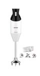 LEE STAR Hand Blender With 3 Stainless Steel Blades Wall Mounting Stand Variable Speed For Blending Mixing Pureeing Cream Mix Comfortable Grip 160 Watts Le-820 White 14 X 4 X 20 Cm, 1 Piece Set Of 1)