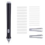 Tenwin Electric Eraser Electric Battery Operated Automatic Pencil Eraser Motorised Eraser with 22 Eraser Refills for Drafting Artists (Black)