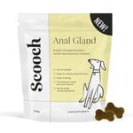 NEW Scooch Anal Gland Dog Supplement | Stop Scooting & Fishy Odour | Boosts Gut Health & Digestion | Human Grade | Vet-Formulated | Zero Nasties | Natural | Plant Based | Tasty Chews | Approx 60 Chews