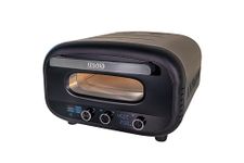Unold Don Alfredo 450°C Pizza Oven 68805 - Indoor Electric Neapolitan Pizza Maker for Kitchen - With Pizza Peel - Up to 12" (32cm Stone) - 1700W - Adjustable Timer - Dial Controls - LCD Display - 240V