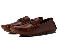 GUESS Men's Askers Loafer, Cognac, 10