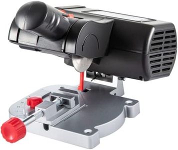 VEVOR Mini Miter Cut-Off Chop Saw, Two 2-5/16" Blade of Steel and Resin with 1/2inch Cutting Depth, 0-45° Benchtop Miter Saw for Copper, Aluminum, Wood, Zinc in Hobby Craft