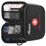 First Aid Kit Waterproof, 200pcs Travel First Aid Bag, Small Emergency Survival Kits for Hiking, Camping, Backpacking,Home,Car & Cycling,Registered First Aid Pouch for Baby, Kids & Family