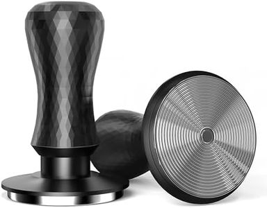 KYONANO 58.5mm Espresso Coffee Tamper, 30lb Spring-Loaded Calibrated Tamper with 304 Stainless, Anodized Aluminum Handle Barista Tamper Suit for Over 58mm Rancilio, Gaggia Portafilter
