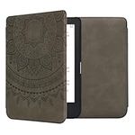 kwmobile Cover Compatible with Kobo Clara 2E / Tolino Shine 4 Cover - eReader Case - Indian Sun Grey