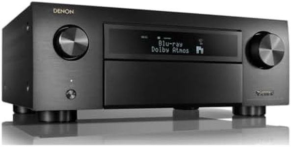 Denon AVR-X6700H 8K Ultra HD 11.2 Channel (140Watt X 11) AV Receiver - 3D Audio & Video with IMAX Enhanced, Built for Gaming, Music Streaming, Alexa + HEOS