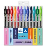 Pilot G-2 Retractable Gel Ink Rollerball Pens - 0.7mm Nib Tip - Wallet Sets (Essential Wallet of 12)