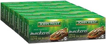 John West Wild Scottish Mackerel Fillets In Olive Oil Blend12 x 125 g