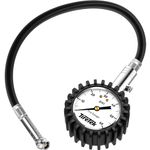 TireTek Flexi-Pro Tire Pressure Gauge, Heavy Duty Car & Motorcycle - 60 PSI