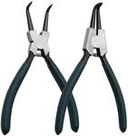 Snap Ring Pliers Set, 2pcs 7" Inter