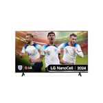 LG 55NANO82T6B 55-Inch 4K UHD Smart TV, (α5 AI Processor Gen7, Freeview Play and Amazon Alexa, 60Hz), Ashed Blue [Model 2024]