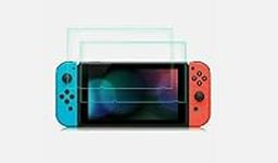 Mr. Gadget's Solutions Compatible with Nintendo Switch Screen Protector Tempered Glass, Transparent HD Clear Anti-Scratch Screen Protector, Bubble Free, Easy Installation