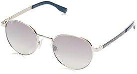 BOSS ORANGE Gradient Round Unisex Sunglasses - (BO 0269/S IEM 52IC|52|Grey Color Lens)