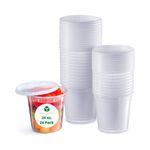 AMAXE - [24 oz - 24 Sets] - 710ML Plastic Deli Food Storage Containers with Airtight Lids - Microwavable,Freezer & Dishwasher Safe