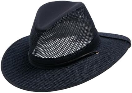 Henschel Aussie Mesh Breezer Hat - Packable Sun Protection for Outdoor Activities. Ideal for Hiking, Fishing & Camping. (US, Alpha, Small, Navy Blue), Navy Blue