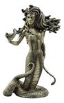 Ebros Greek Mythology The Seductive Spell Of Medusa Statue 20cm Tall Temptation Of The Demonic Goddess Medusa Gorgonic Sister Figurine