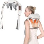 SVAMIN Neck and Back Massagerr, Neckk Massager with Heating, Body Massager for Body Aches and Pains Relief, Electric Wearable 5D Cervical Neckk Massage Machine for Deep Tissue Neck, Back, Shoulders, Waist and Legs (Big)