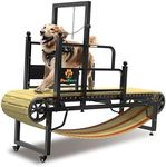 PawPaw's Dog Treadmill for Large Dogs, Medium Dogs with Brake. Dog Slatmill for Healthy & Fit Dog Life, Dog Treadmill for Indoor & Outdoor (Upgraded Large(Brake and Plastic Track))