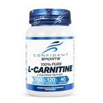 L-Carnitine Tartrate -120 Easy to Swallow Pre-Workout L-Carnitine Capsules to Help Aid Muscle Recovery Process, Support Muscle Tissue Repair, 40 Servings