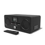 DAB DAB+ Digital FM Radio, CD player, Bluetooth Stereo Speaker System, USB charger, USB MP3 player, Premium Sound, Alarm, Equalizer, Remote Control (AZATOM Trinity All Black)