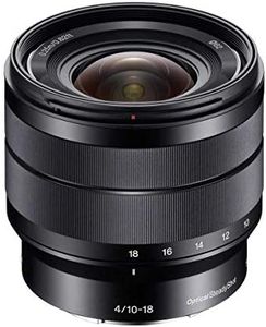 Sony - E 10-18mm F4 OSS Wide-Angle Zoom Lens (SEL1018),Black