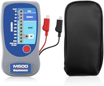 Sup-co M500 Megohmmeter for Insulation Testing，Compatible with Supco M500 Electronic Megohmmeter,Works for Motors,HVAC Systems Tools, Compressor Tester,1000 Megohms at 500 Volts