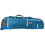 Sun Mountain Kube Golf Travel Bag - 2-Wheel Rolling System, Kube Folding Hard Shell for Easy Storage, Compact Protection & Travel Convenience - Blue-Spruce-Waterfall